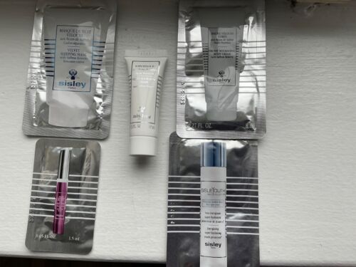 Sisley Paris lot of 5 Samles Sleeping mask,Eye cream,Velvet Nourishing Cream