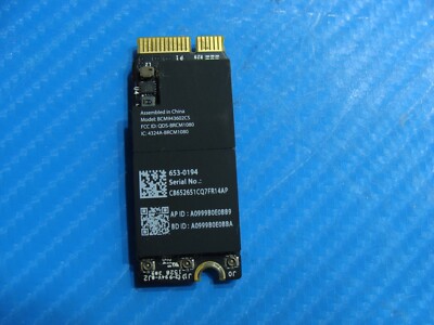 MacBook Pro 15'' A1398 Mid 2015 MJLQ2LL/A MJLT2LL/A OEM Wireless Card 661-02363
