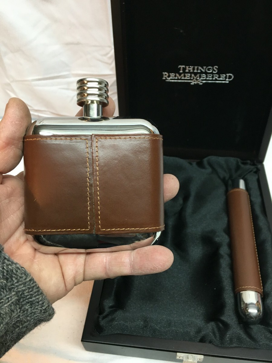 things remembered cigarette case Things Remembered Cigar Set with Flask in Box