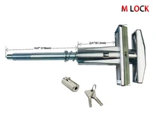 Dixie Narco T-Handle Replacement Whole Set Assembled with High Security Lock