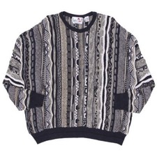 Vintage Florence Tricot Coogi Style 3D Sweater Size XXL