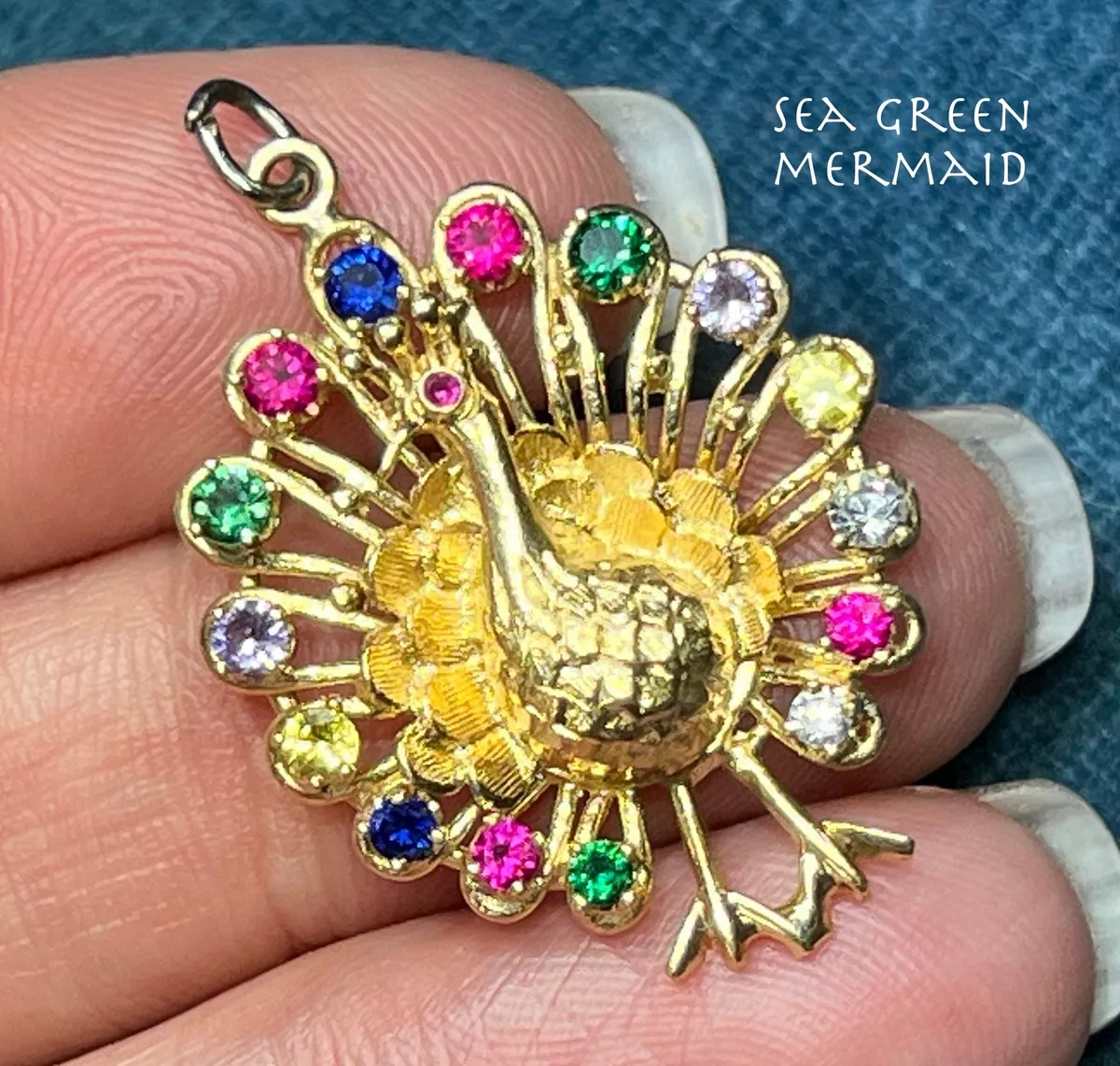 Peacock pendant best sale