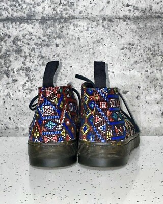 DR MARTENS HACKNEY BOOT 5 MULTICOLOUR BEADED AZTEC | eBay