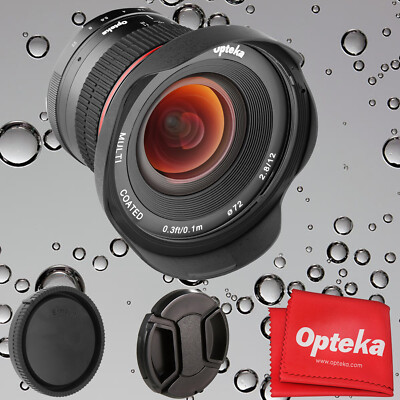 Opteka 12mm f2.8 Manual Wide Angle for Nikon 1 J5 J4 J3 J2 J1 S2 S1 V3 V2 V1 AW1
