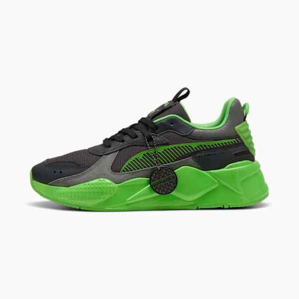 Puma x Tmnt Rs-X Color Puma Black-Leafy Green 402373-01 Sneaker