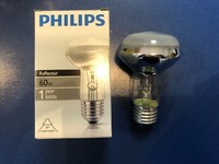 Philips R63 E27 60W 230V Reflektor Lampe Spot 30° Halogenlampe Dimmbar
