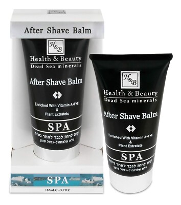H&B Dead Sea Minerals After-Shave Balm UV Filter / Paraben Free 150ml 5.07 fl.oz