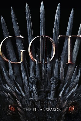 Game of Thrones GOT Season 8 Eight Daenerys Winterfell Stark Kingdom King Poster