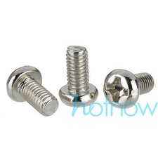 50 pcs M3 x 6mm Phillips Pan Head Screws for 2.5" HDD SSD DVD-ROM Motherboard