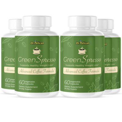 GreenSpresso- Metabolism Support, Weight Management Supplement- 4 Bottles