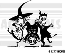 The Nightmare Before Christmas - Lock Shock and Barrel - decal sticker 