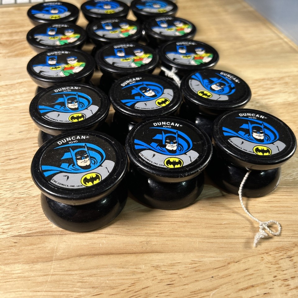 Vintage 1978 Batman And Robin Duncan Yo-Yo With And Without String Lot ...