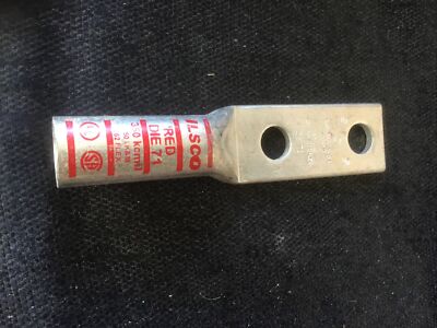 Ilsco CLND-350-12-134 1/2Xx1-3/4''  DIE 71  2-Hole Compression Lug | RED