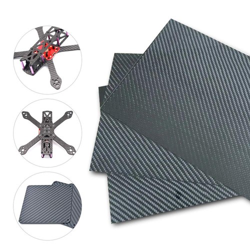200 X 300 X 2 MM Carbon Fiber Sheets 100% 3K Twill Matte Carbon Fiber Plate - Afbeelding 2 van 8