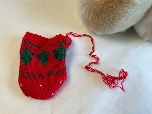 Jingles Christmas Large Plush Stuffed Animal Teddy Bear Santa Hat Scarf *22" in* - Picture 4 of 15