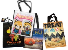 Shopping Bag, Swag Bag, Tote Bag, Back Pack Bag, Gift Bag, Aggretsuko, Peanuts