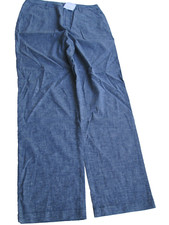 Tentree Hemp Blend Straight Leg Pant Men 32 Recycled Polyester Eco stretch Blue