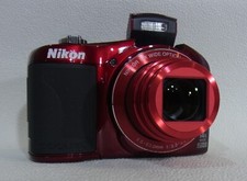 Nikon COOLPIX L610 ,16MP, 14x,f/3.3, 3.0inch,Full HD,RED, Excellent ,from Japan