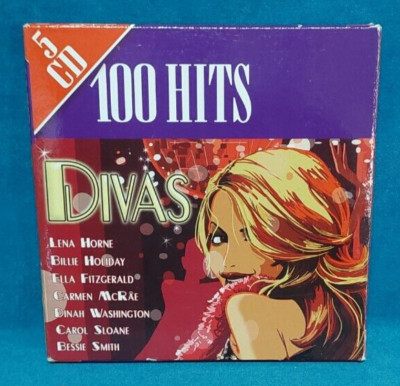 Various - 100 Hits Divas, 5 CD Sampler. Von 2006.