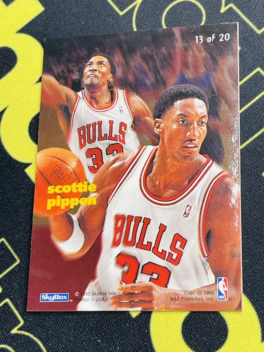 SCOTTIE PIPPEN 1994-95 Skybox Emotion XCITED Insert #13 Chicago