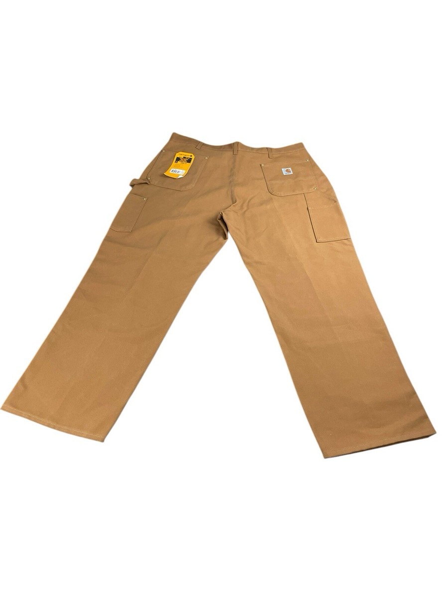 Carhartt Pants Men 42x30 Firm Duck Double Front Work Dungaree B01