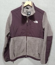 The North Face Women's Denali Polartec Recycled Medium Gray Purple EUC    B64