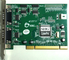 SIIG CYBERSERIAL "JJ-P45012-S7" 2 Port PCI CARD