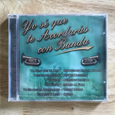 *NUEVO Y ORIGINAL* Yo Se Que Te Acordaras Con Banda: Tengo Miedo, Quien Y Mas CD