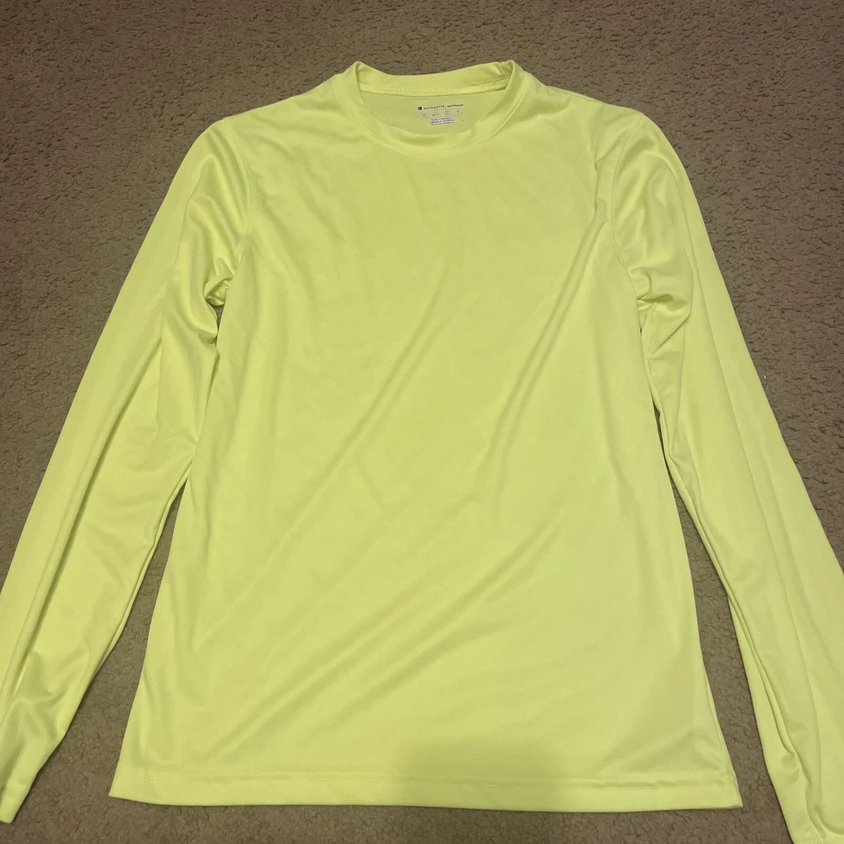 yellow champion shirt long sleeve