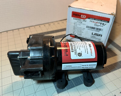 Remco Rebel 3.2 GPM Single Speed RV Fresh Water Pump, 12V DC  |  53REBEL-JRV