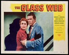 GLASS WEB Orig Movie Lobby Card Poster Marcia Henderson Crime Film Noir