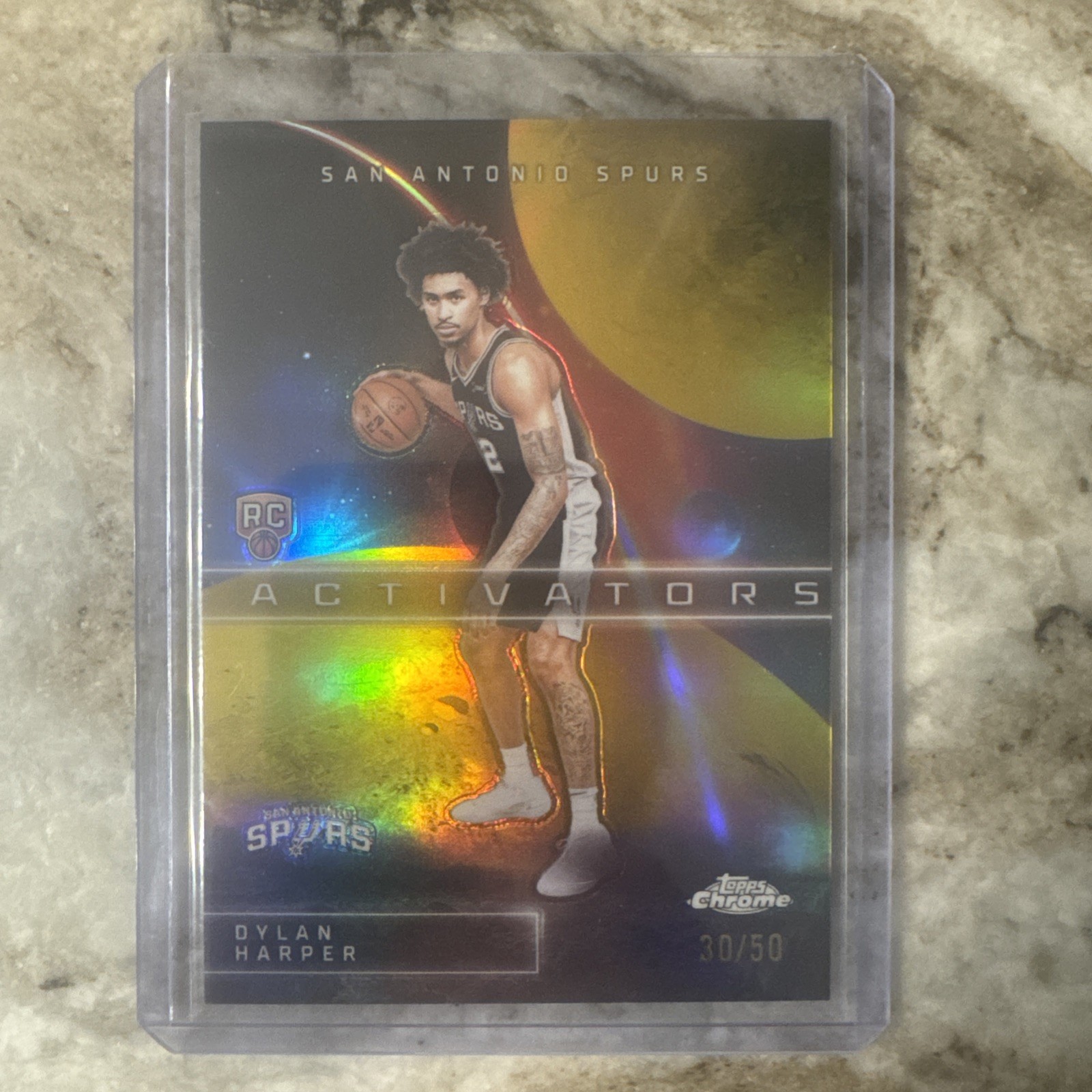 DYLAN HARPER 2025 TOPPS CHROME ROOKIE RC ACTIVATORS GOLD /50