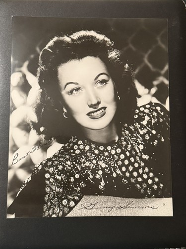 Ginny Simms Signed 8x10 Photo Actress