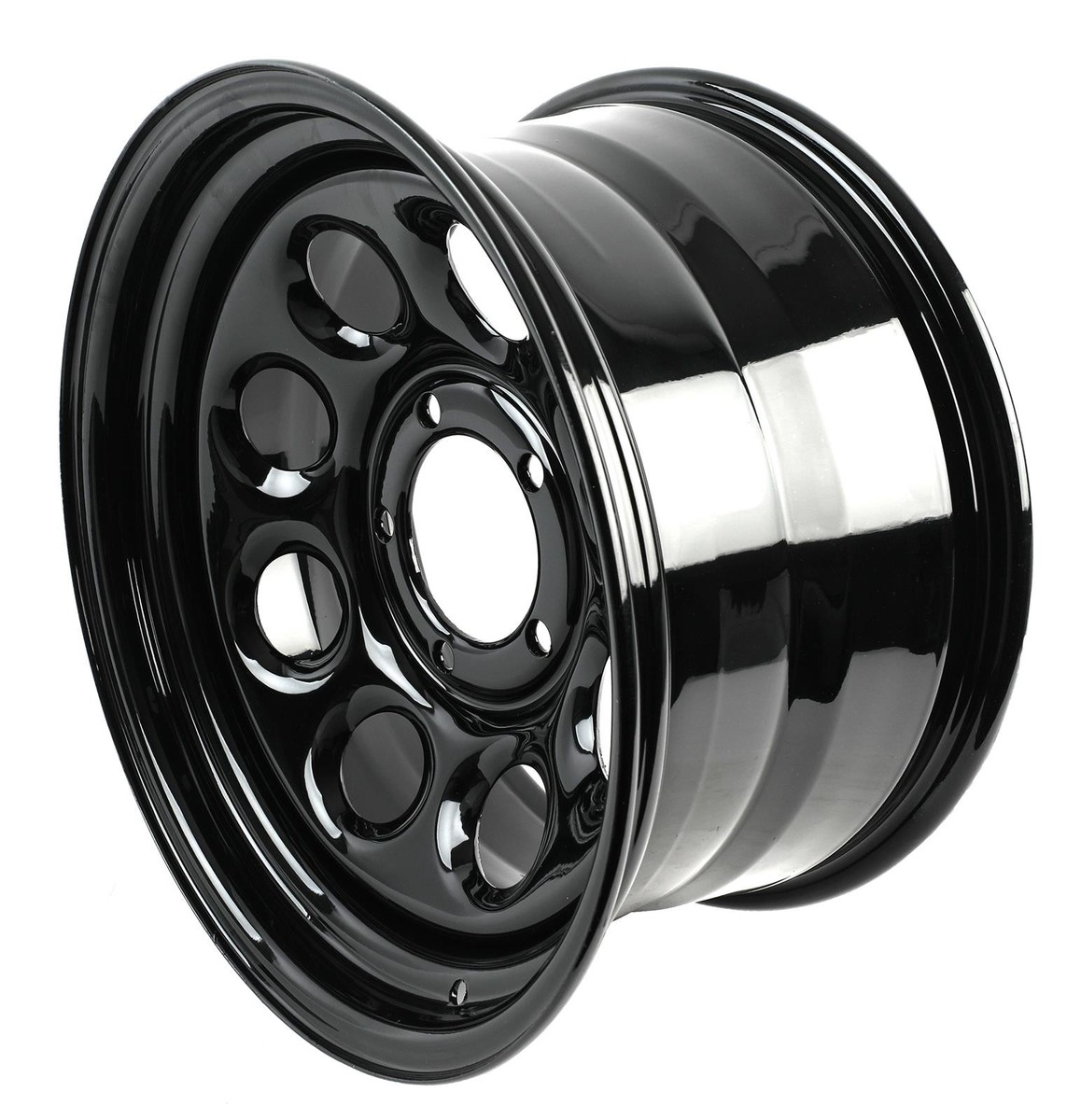 Cragar 17インチ アルミホイール タイヤ 4本セット Cragar Soft 8 Black Steel Wheels 17