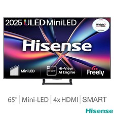 Hisense 65E8QTUK 65" 4K ULED MiniLED Smart TV (SRP £799) *MISSING STAND SCREWS*