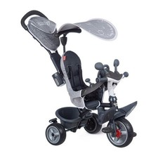 Smoby - Tricycle Baby Driver Plus Gris - Vélo Evolutif Enfant Des 10 Mois - Roue