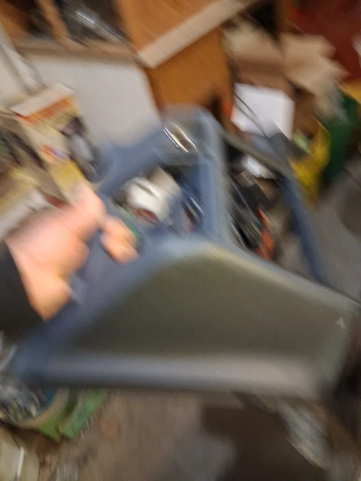 1989-1995 Toyota Pickup Lower Center Dash Radio Stereo Bezel & Lower Trim Blue - Image 4 of 4