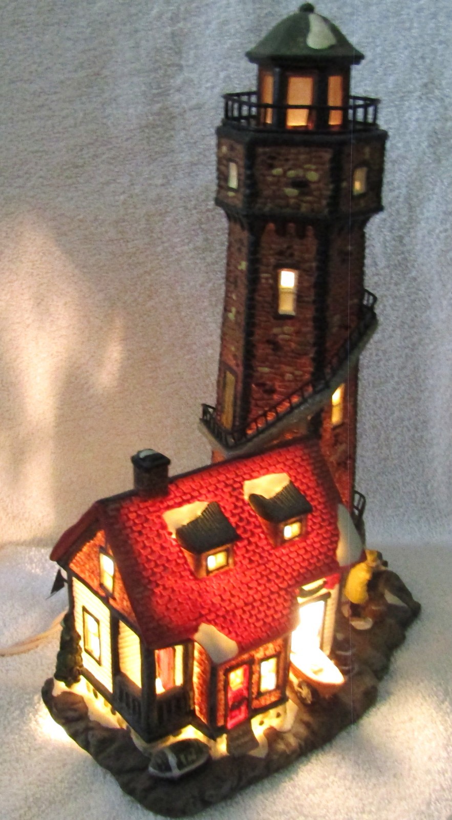 Santa's Workbench Collection Lighted Porcelain Hammersmith's Harbour Lights.