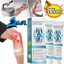 2PCS Hyaluronic Acid Joint Cream - Joint- Knee Pain Relief 1.76oz/ 50g USA