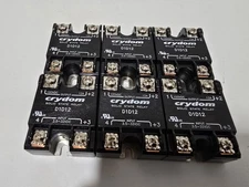 Lot of 6 Crydom D1D12 Solid State Relay 100VDC /12A , 3.5-32VDC