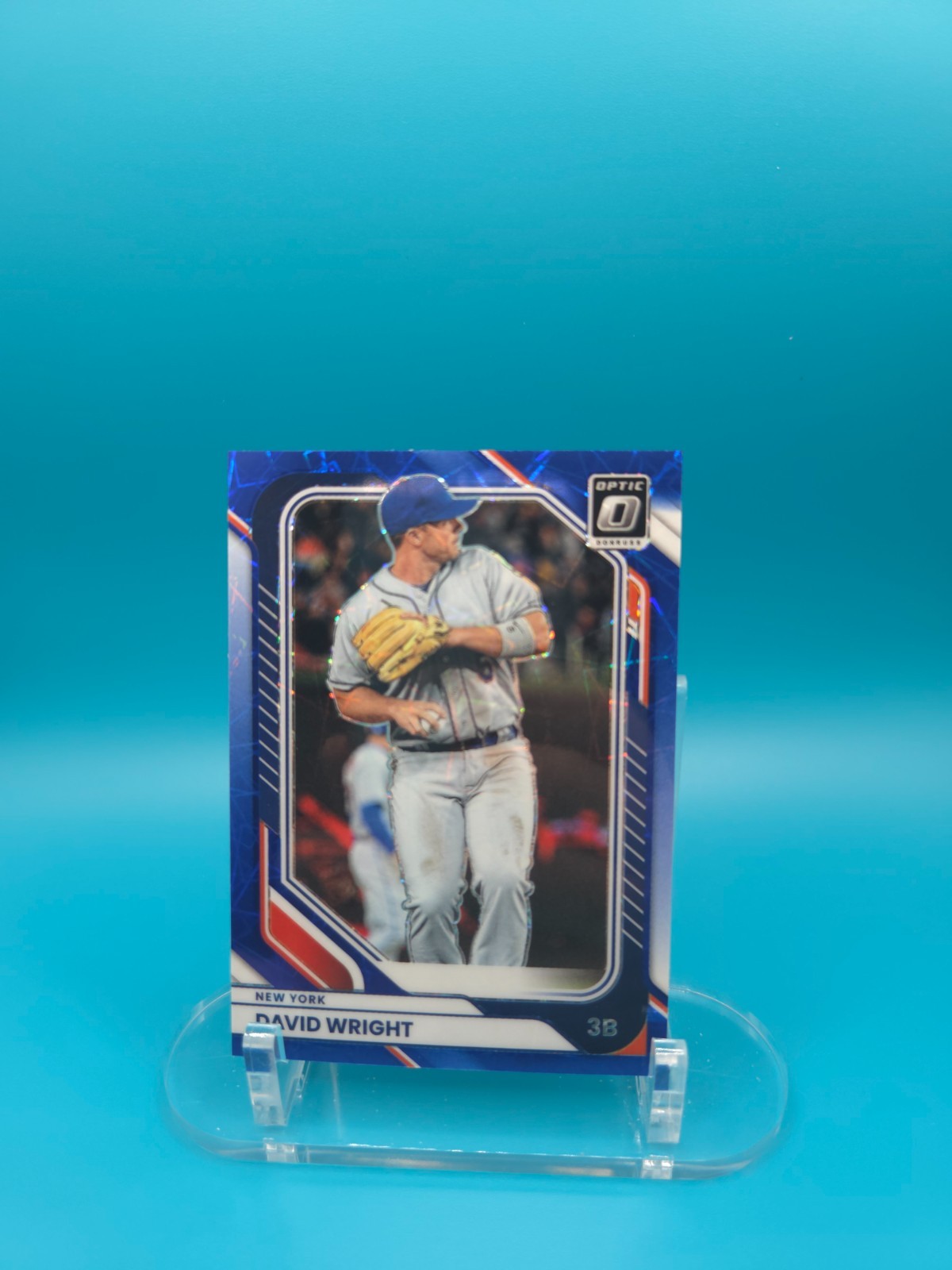 2026 Donruss - David Wright - Optic Blue Velocity - #20 - New York Mets