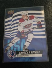 2022 Upper Deck- Cole Caufield-  National Hockey Card Day USA Rookie #USA-1