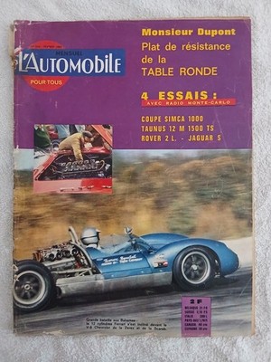 DAS AUTOMOBILE NR. 214 2/1964 ZEREX SIMCA COUPE 1000 JAGUAR S ROVER 2000 GEOF DUKE