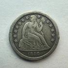 1856 O Seated Liberty Dime Beautiful Original Rare 💥 Touch Date💥Silver (L722)