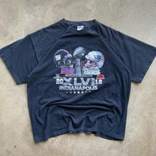 Super Bowl Vintage T-Shirt Giants vs Patriots