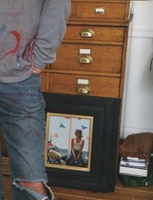 Jack Vettriano Photogtraphed Ready to Paint in his London Studio 2005 Print