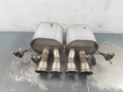 2015 Chevy Corvette C7 Z06 NPP Exhaust Muffler Set / Actuator / Tips #3369 D4