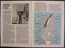 Stump A-Frame TREEHOUSE How-To build PLANS on a Tree or Poles