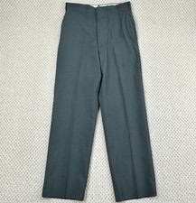 Vtg US Army Pants Mens 32X31 Dark Green AG 344 Poly/Wool Tropical Trousers 1967