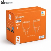 2X Sonoff S60ZBTPF Zigbee Steckdose Energiemessung Verbrauch Kwh 16A Smart Plug